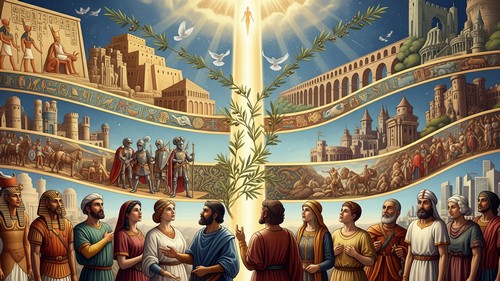 Der ewige Gott. Foto mit Hilfe von Gemini erstellt